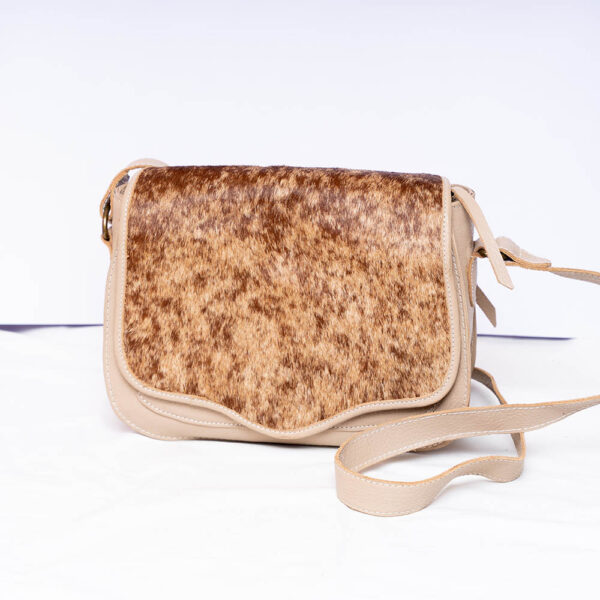 Brown Hair On Leather Bag