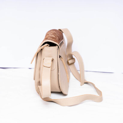 Brown Hair On Leather Bag