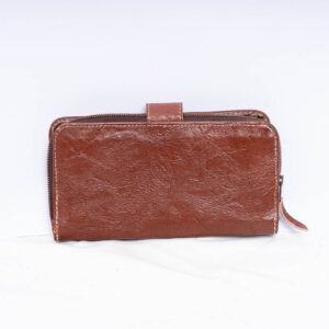 Brown Fancy Leather Purse