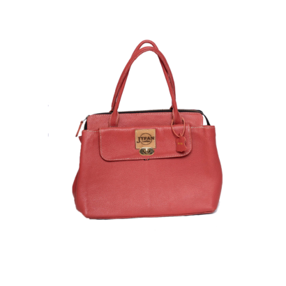Red Leather Hand bag