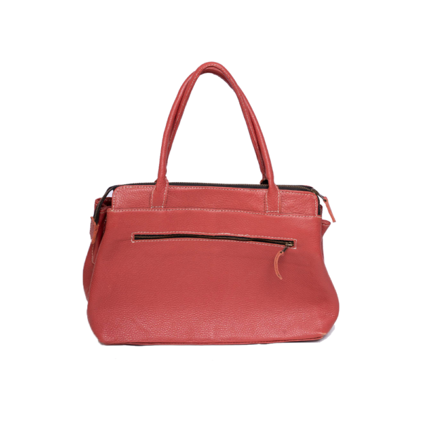 Red Leather Hand bag