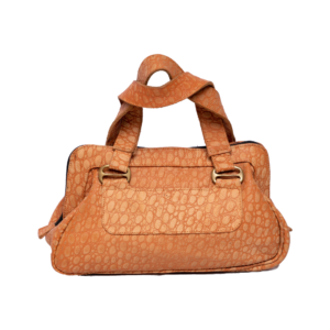 Brown Leather Pattern Handbag