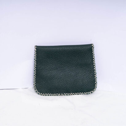 Black Leather Coin Purse