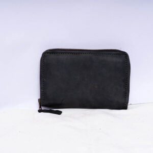 Black Fancy Leather Purse
