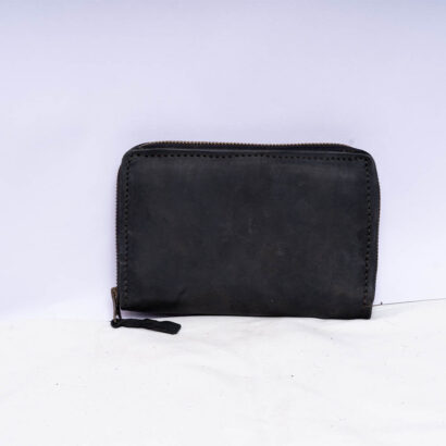 Black Fancy Leather Purse