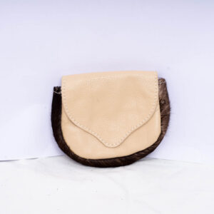 Cream Hair On Coin Purse