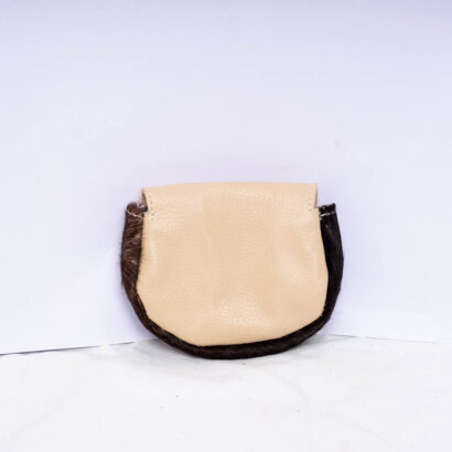 Cream Hair On Coin Purse