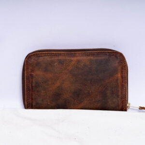 Brown Faded Leather Purse