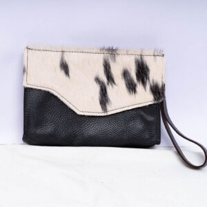 Black Hair On Flip Purse