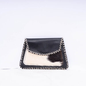 Black Hair On Leather Wallet