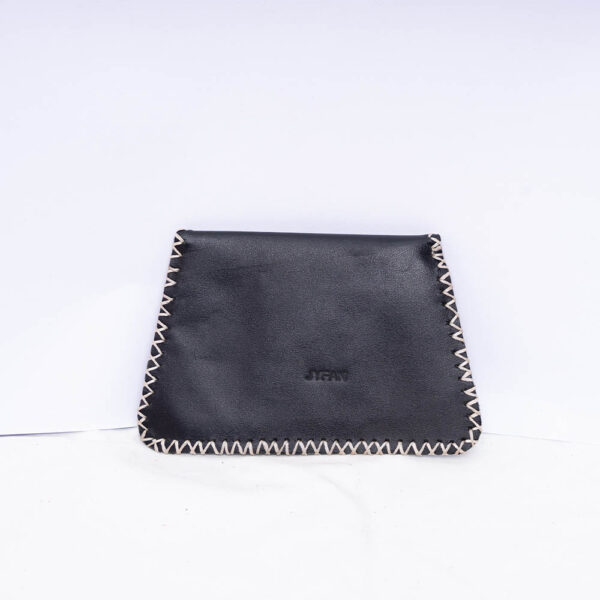 Black Hair On Leather Wallet