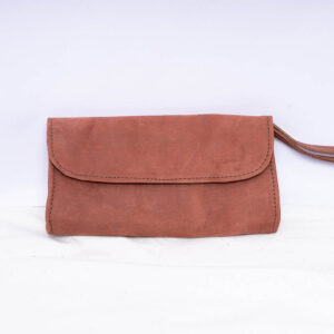 Brown Fancy Leather Purse
