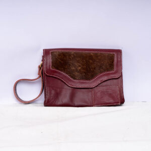 Maroon Leather Purse