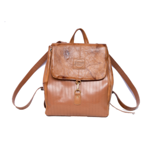 Brown Leather Backpack