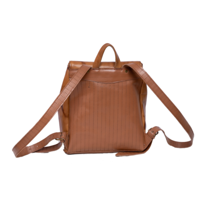 Brown Leather Backpack