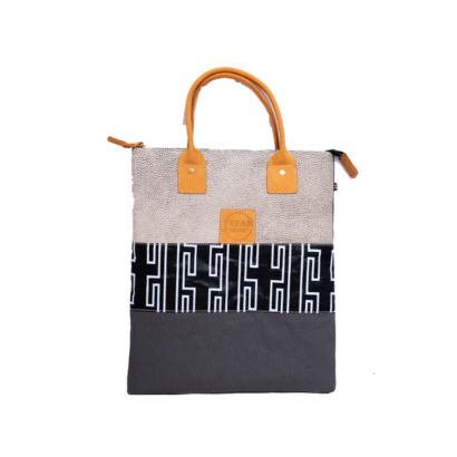 Grey Leather Pattern Sleeve