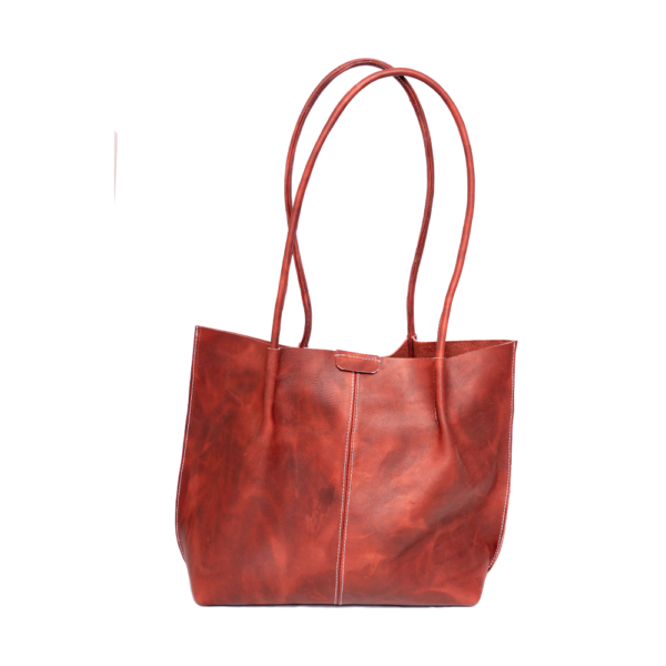 Brown Leather Tote Bag