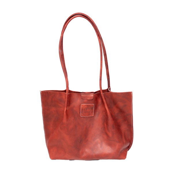 Brown Leather Tote Bag