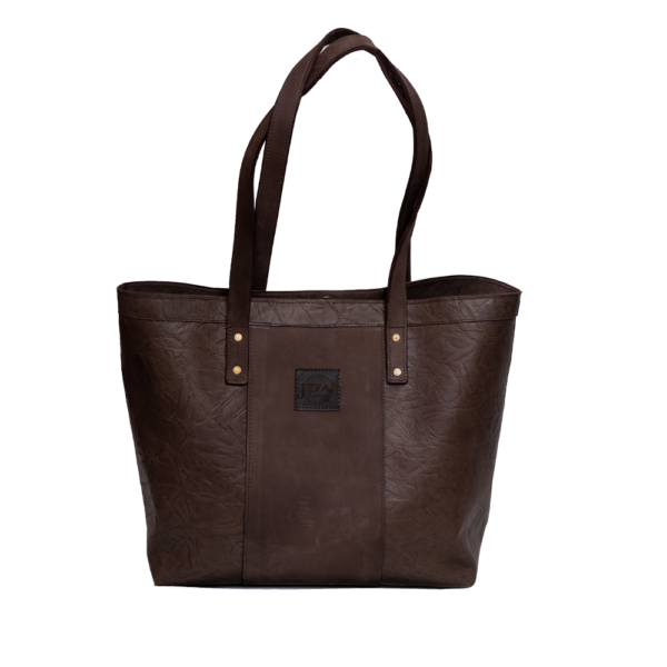 Brown Leather Genuine Tote Bag