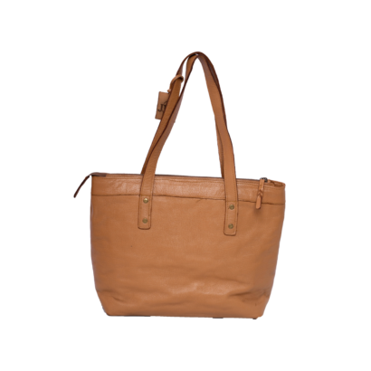 Brown Leather Genuine Tote Bag