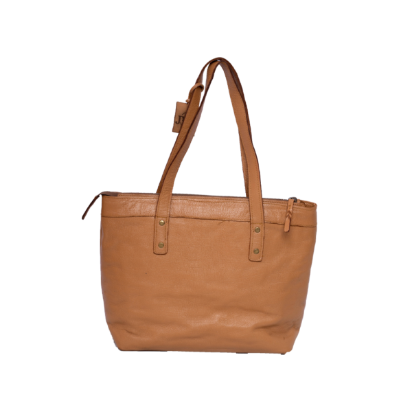 Brown Leather Genuine Tote Bag