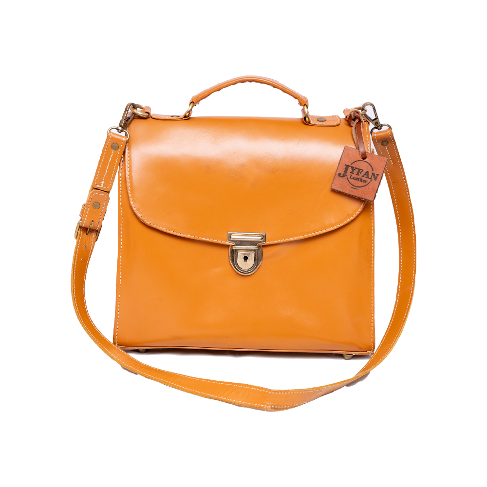 Brown Leather Handbag