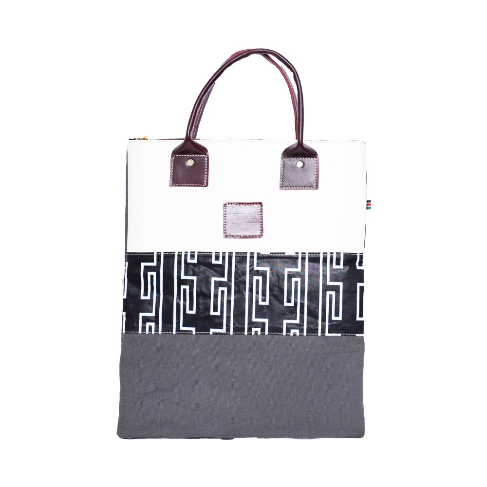 Grey White Laptop Sleeve