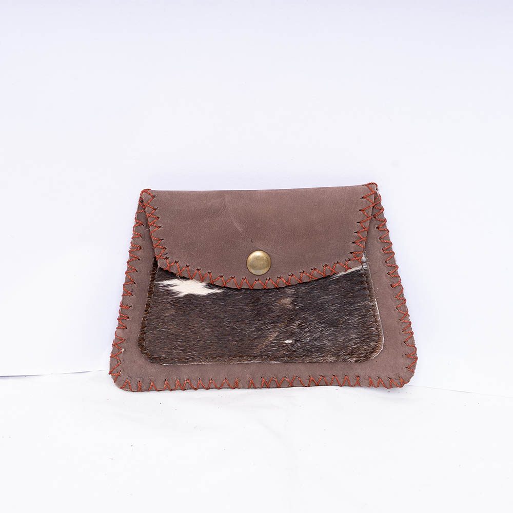 Leather Hair On Wallet